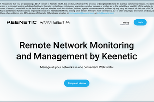 Авторизація в Keenetic RMM Beta